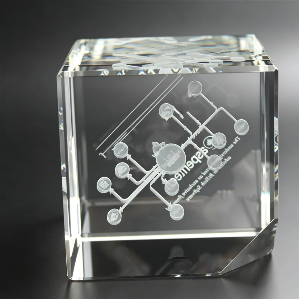 3D Internally Carved Corporate Crystal Ornaments price
